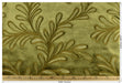 Clearance Sale!Vintage Moss Green Gold Botanical Leaves Embroidered Floral Cut Velvet Fabric For Chair|Elegant Furniture and Drapery Fabric