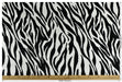 Heavy Weight Luxury Black and White Zebra Skin Cut Velvet Upholstery Fabric For Chair Sofa|Abstract Geometric Wild Animal Furniture Fabric