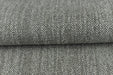 Designer Extra Heavy Luxury Wool Linen Cotton Blend Gray Upholstery Fabric For Couch|Textured Furniture Fabric For Chair Ottoman