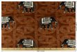 Heavy Weight Novelty Elephant Chenille Woven Upholstery Fabric For Chair Couch For in Reddish Brown|Unique Design Playful Wild Animal Fabric