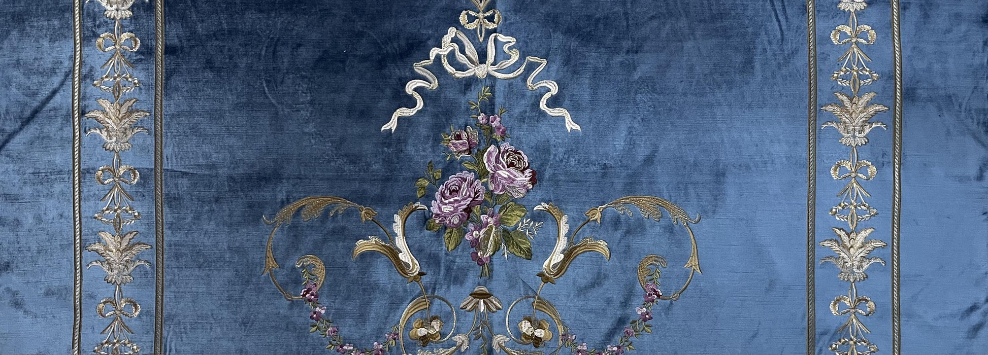 Clearance Sale!Luxury Vintage Red Green Purple Floral Embroidered Baroque Floral Velvet Fabric Blue Cut Velvet Fabric For Curtain and Chair