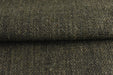 Heavy Weight Linen Blend Bronze Olive Sofa Fabric|Modern Textured Woven Fabric For Dining Chair|Fabric By The Yard