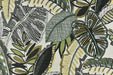 Heavy Weight Vintage Green Chartreuse Botanical Leaves Upholstery Fabric For Chair|Tropical Woven Cushion Fabric|Farmhouse Country Fabric