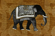Heavy Weight Novelty Elephant Upholstery Fabric For Chair Couch For in Golden Brown|Unique Design Playful Wild Animal Fabric