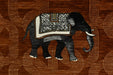Heavy Weight Novelty Elephant Chenille Woven Upholstery Fabric For Chair Couch For in Reddish Brown|Unique Design Playful Wild Animal Fabric