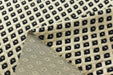 Heavy Weight Vintage Black and Beige Small Diamond Pattern Geometric Raised Cut Velvet Upholstery Fabric For Chair|Luxury Furniture Fabric