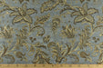Heavy Weight Mid Century Modern Vintage Floral Chenille Upholstery Fabric For Chair|Retro Rust Gold Durable Farmhouse Furniture Fabric