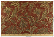 Heavy Weight Mid Century Modern Vintage Floral Chenille Upholstery Fabric For Chair|Retro Rust Gold Durable Farmhouse Furniture Fabric