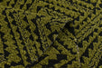 Heavy Weight Olive Green Abstract Geometric Boucle Upholstery Fabric For chair|Boho Tribal Home Decor Fabric For Cushion Ottoman