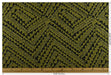 Heavy Weight Olive Green Abstract Geometric Boucle Upholstery Fabric For chair|Boho Tribal Home Decor Fabric For Cushion Ottoman