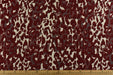Heavy Weight Rust Red Leopard Jacquard Upholstery Fabric For Chair|Abstract Geometric Animal Print Fabric|Designer Fabric BY Yard-7 Colors