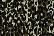 Heavy Weight Rust Red Leopard Jacquard Upholstery Fabric For Chair|Abstract Geometric Animal Print Fabric|Designer Fabric BY Yard-7 Colors