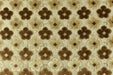 Heavy Weight Textured Gold Brown Floral Cut Velvet Upholstery Fabric|Vintage Fabric for Chair|Style Raised Pattern|Interior Designer Fabric
