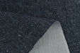 Heavy Weight Linen Blend Navy Blue Upholsetry Fabric|Modern Textured Woven Fabric For Dining Chair|Fabric By The Yard