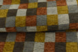 Heavy Duty Chenille Checkerboard Geometric Upholstery Fabric For Chair|Mid-Century Modern Heavy Weight Plaid Fabric|Colorful Sofa Fabric