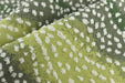 Heavy Weight Payful Gradient Green Raised Curly Dot Upholstery Fabric|Abstract Geometric Texture Fabric for Chair|Designer Fabric For Pillow