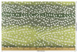 Heavy Weight Payful Gradient Green Raised Curly Dot Upholstery Fabric|Abstract Geometric Texture Fabric for Chair|Designer Fabric For Pillow