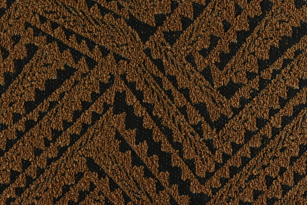 Heavy Weight Black White Abstract Geometric Boucle Upholstery Fabric For chair|Boho Tribal Home Decor Fabric For Cushion Ottoman