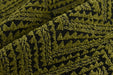 Heavy Weight Olive Green Abstract Geometric Boucle Upholstery Fabric For chair|Boho Tribal Home Decor Fabric For Cushion Ottoman