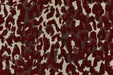 Heavy Weight Rust Red Leopard Jacquard Upholstery Fabric For Chair|Abstract Geometric Animal Print Fabric|Designer Fabric BY Yard-7 Colors