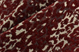 Heavy Weight Rust Red Leopard Jacquard Upholstery Fabric For Chair|Abstract Geometric Animal Print Fabric|Designer Fabric BY Yard-7 Colors