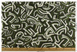 Heavy Weight Olive Green Black White Abstract Labyrinth Upholstery Fabric|Geometric Maze Pattern for Chair|Modern Designer Fabric By Yard