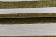 Heavyweight French Country Thatch Green Stripe Chenille Texture Woven Upholstery Fabric For Chair|Vintage Farmhouse Fabric For Couch