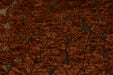 Heavy Weight Rust Gold Bronze Chenille Jacquard Upholstery Fabric|Abstract Geometric Pattern for Chair|Luxury Fabric For Sofa Headboard