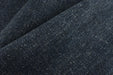 Heavy Weight Linen Blend Navy Blue Upholsetry Fabric|Modern Textured Woven Fabric For Dining Chair|Fabric By The Yard