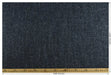 Heavy Weight Linen Blend Navy Blue Upholsetry Fabric|Modern Textured Woven Fabric For Dining Chair|Fabric By The Yard