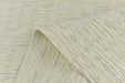Heavy Weight Cream White Stylish Linen Blend Abstract Stripe Upholstery Fabric|Modern Geometric Textured Sofa Cushion Fabric 55"W/925GSM
