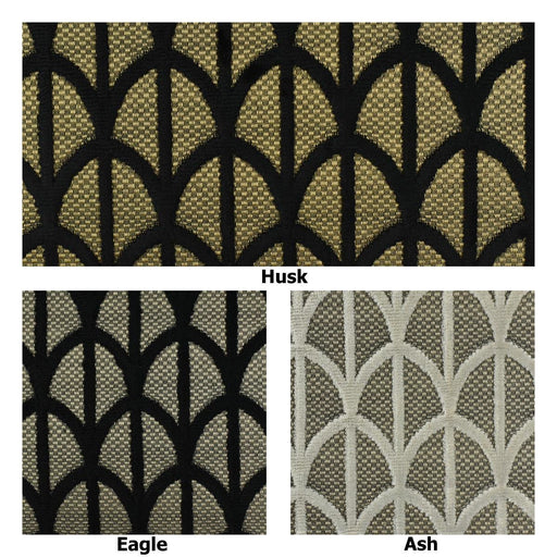 Heavy Weight Luxury Glint Scales Geometric Jacquard Cut Velvet Upholstery Fabric For Chair|Art Decor Black Light Gold Furniture Fabric