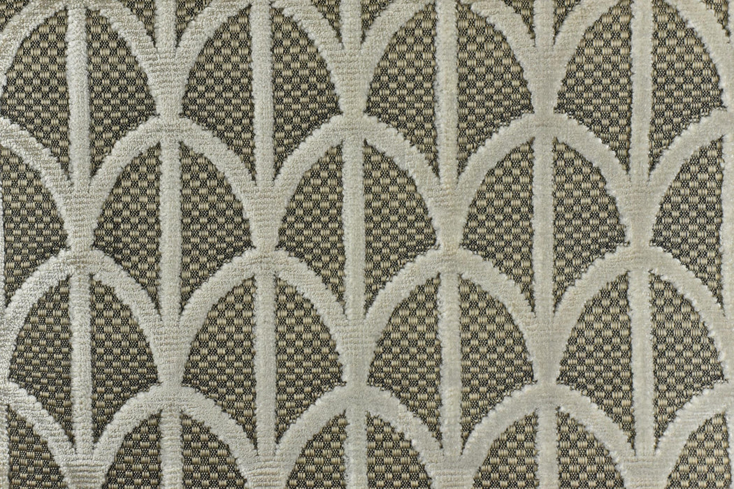 Heavy Weight Luxury Glint Scales Geometric Jacquard Cut Velvet Upholstery Fabric For Chair|Art Decor Black Light Gold Furniture Fabric