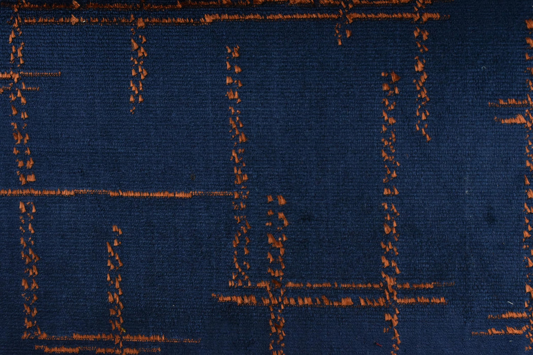 Heavy Weight Mustard Gold Cut Velvet Upholstery Fabric For Chairs|Minimalist Abstract Line Geometric Jacquard Upholstery Sofas Cushions