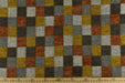 Heavy Duty Chenille Checkerboard Geometric Upholstery Fabric For Chair|Mid-Century Modern Heavy Weight Plaid Fabric|Colorful Sofa Fabric