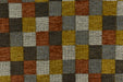 Heavy Duty Chenille Checkerboard Geometric Upholstery Fabric For Chair|Mid-Century Modern Heavy Weight Plaid Fabric|Colorful Sofa Fabric