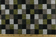 Heavy Duty Chenille Checkerboard Geometric Upholstery Fabric For Chair|Mid-Century Modern Heavy Weight Plaid Fabric|Colorful Sofa Fabric