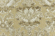 Heavy Weight Damask Floral Cut Velvet Jacquard Fabric For Chair|Cream Taupe Baroque Fabric for Sofa|Vintage Furniture Reupholstery Fabric