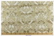 Heavy Weight Damask Floral Cut Velvet Jacquard Fabric For Chair|Cream Taupe Baroque Fabric for Sofa|Vintage Furniture Reupholstery Fabric