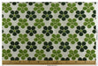 Heavy Weight Green Four-Leaf Clover Floral Pattern Chenille Jacquard Upholsetry Fabric For Chair|Thick Plush Texture Furniture Reupholstery