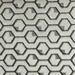 Heavy Weight Vintage Gold Black 3D Honeycomb Geometric Cut Velvet Jacquard Upholstery Fabric For Chair|High-End Villa Furniture Fabric