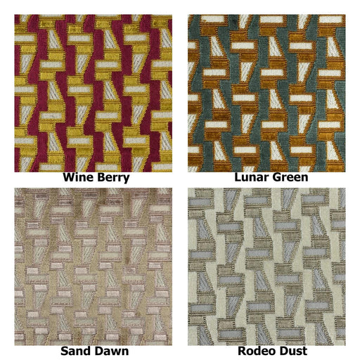 Heavy Weight Burgundy Gold Abstract Geometric Cut Velvet Upholstery Fabric For Chair|Designer Exclusive Furniture Fabric For Sofa Ottoman
