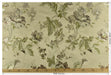 Mid Century Modern Sage Green Floral Jacquard Brocade Fabric For Chair Curtain|Extra Wide Vintage Green Flower Fabric For Furniture 110"W