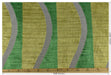 Heavyweight Emerald Green Weavy Geometric Stripe Cut Velvet Upholstery Fabric|Chartreuse Green Abstract Raised Texture Fabric For Chair Sofa