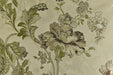 Mid Century Modern Sage Green Floral Jacquard Brocade Fabric For Chair Curtain|Extra Wide Vintage Green Flower Fabric For Furniture 110"W