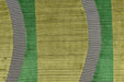Heavyweight Emerald Green Weavy Geometric Stripe Cut Velvet Upholstery Fabric|Chartreuse Green Abstract Raised Texture Fabric For Chair Sofa