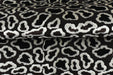 Heavy Weight Vintage Leopard Cut Velvet Upholstery Fabric For Chair |Abstract Animal Print|Brown White Sofa Cushion Cover Material