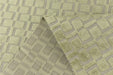 Heavy Weight Light Green Check Cut Velvet Upholstery For Chair|Geometric Lattice Sofa Fabric|Heavy Duty Upholstery Textile For Furniture