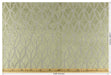 Heavyweight Burnt Orange Rhombus Leaf Cut Velvet Upholstery Fabric For Chair|Modern Minimalist Light Green Geometric Velvet Fabric For Sofa