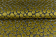 Upholsetry Cut Velvet Fabric For Chair By The Yard|Heavy Weight Gold Raised Small Dot Geometric Fabric|Minimalist Sofa Cushion Reupholstery